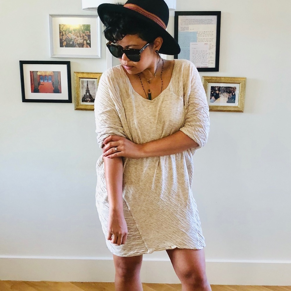Cashmere Cotton Shirt Dress